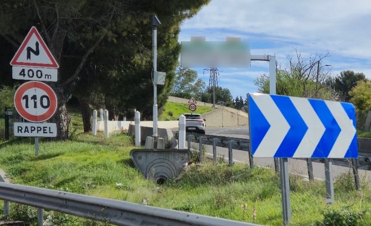 Mesure en entrée de virage